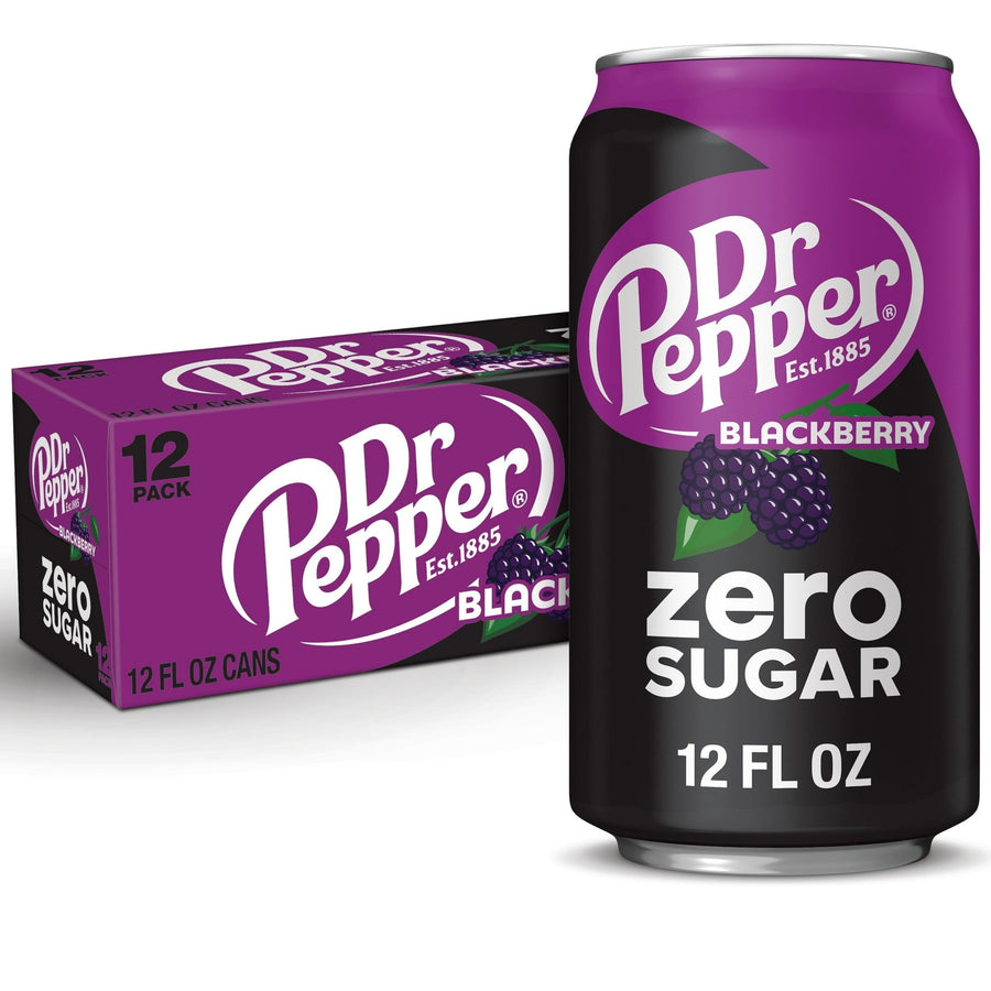 Dr Pepper Blackberry Zero Sugar Soda U3
