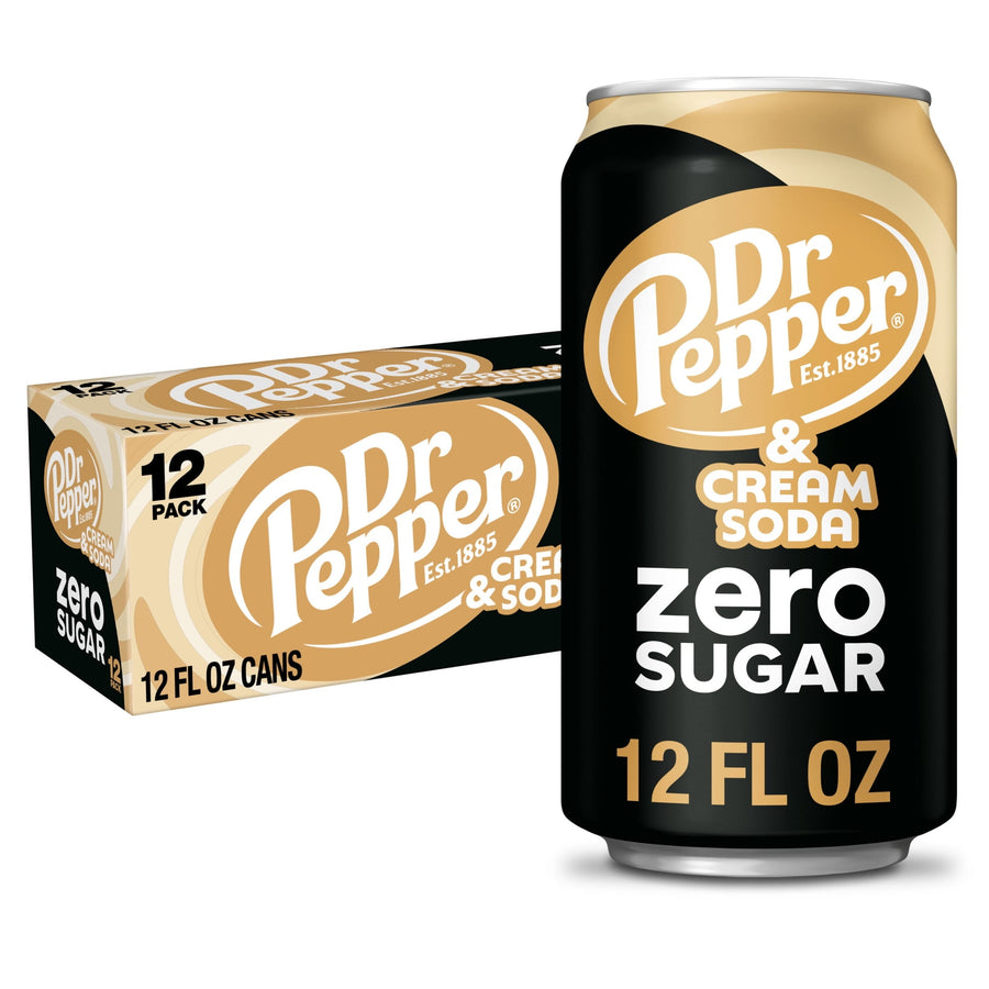 Dr Pepper & Cream Soda Zero Sugar W3